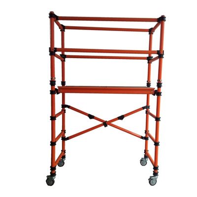 سعر جيد Anodized Aluminium Scaffold Tower Easy Assembling Portable Lightweight Durable Platform for Construction Maintenance and Industrial الانترنت