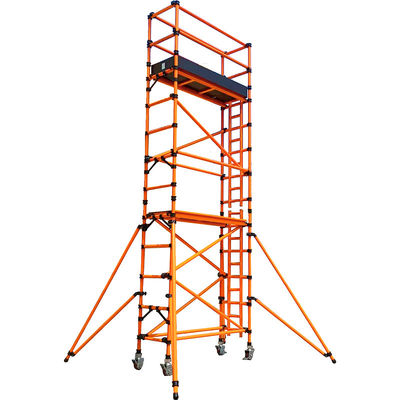 سعر جيد 200kg/m2 GRP / FRP السقالات مضادة للأكسدة الألياف الزجاجية برج السقالات الانترنت